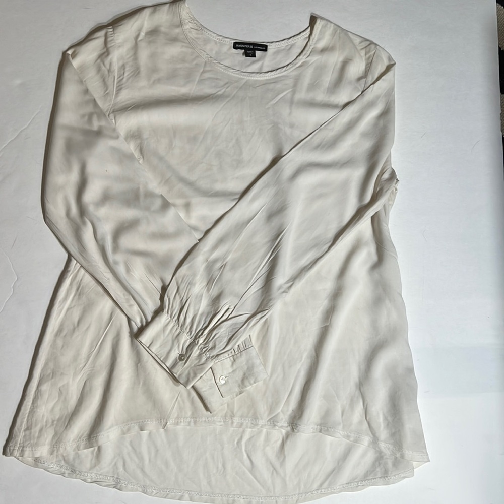 James Perse white blouse, size 2